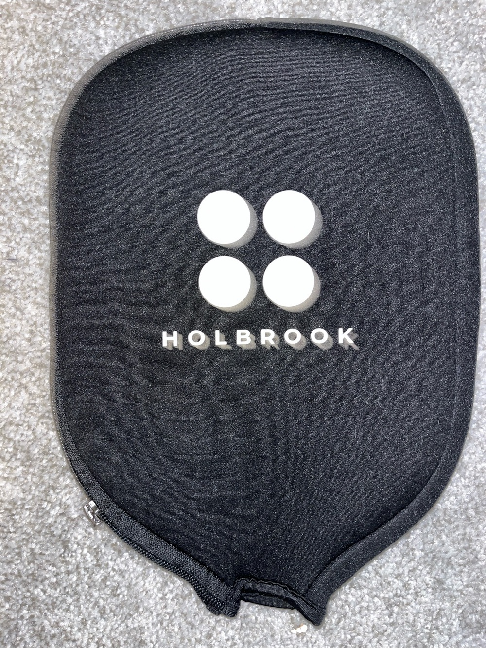 Hoolbrook Pickleball Icon Paddle Zipper Cover Performance Logo